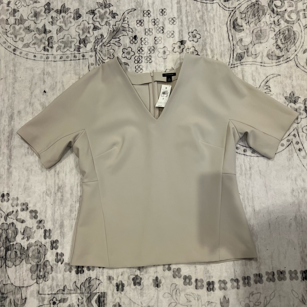 Ann Taylor V Neck Top - NWT